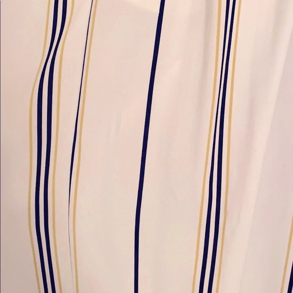 Navy & Lime striped dress pants - Picture 3 of 4